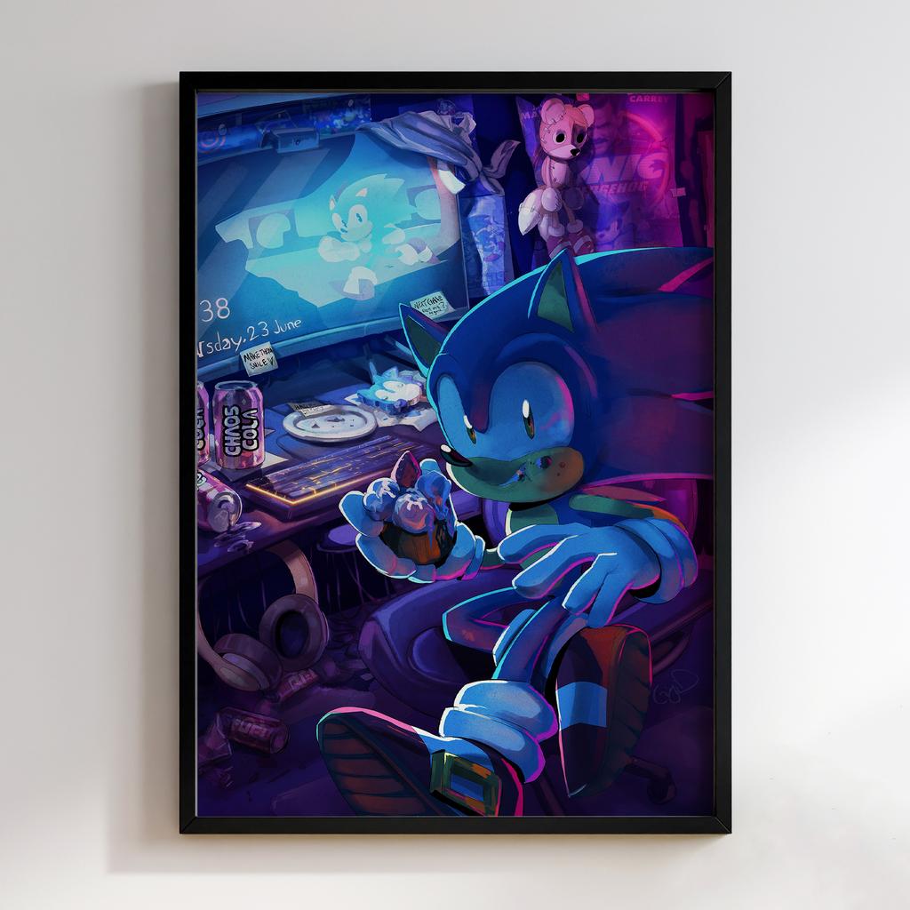 Постер Sonic: the Hedgehog (Сонік) SH019