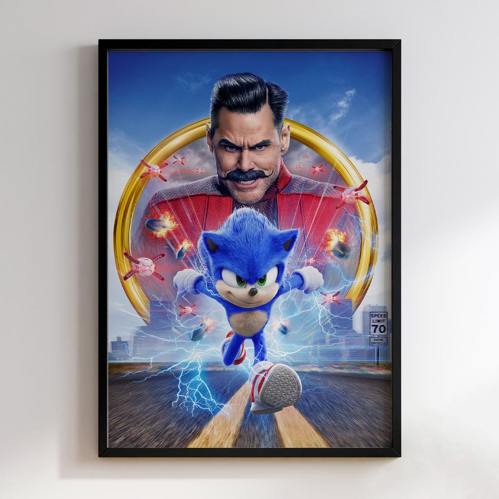 Постер Sonic: the Hedgehog (Сонік) SH026