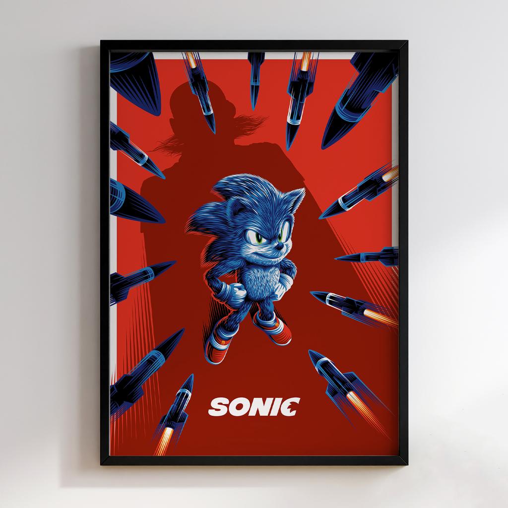 Постер Sonic: the Hedgehog (Сонік) SH036