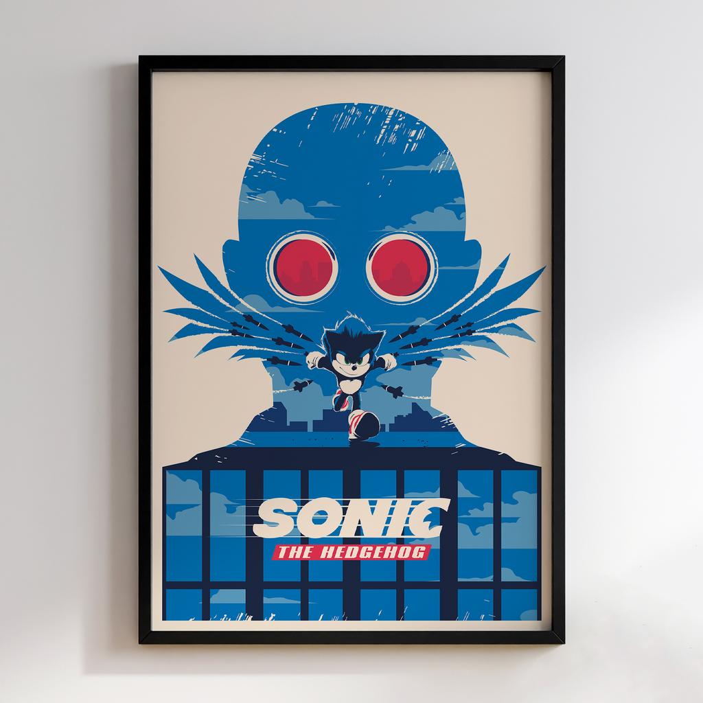 Постер Sonic: the Hedgehog (Сонік) SH037