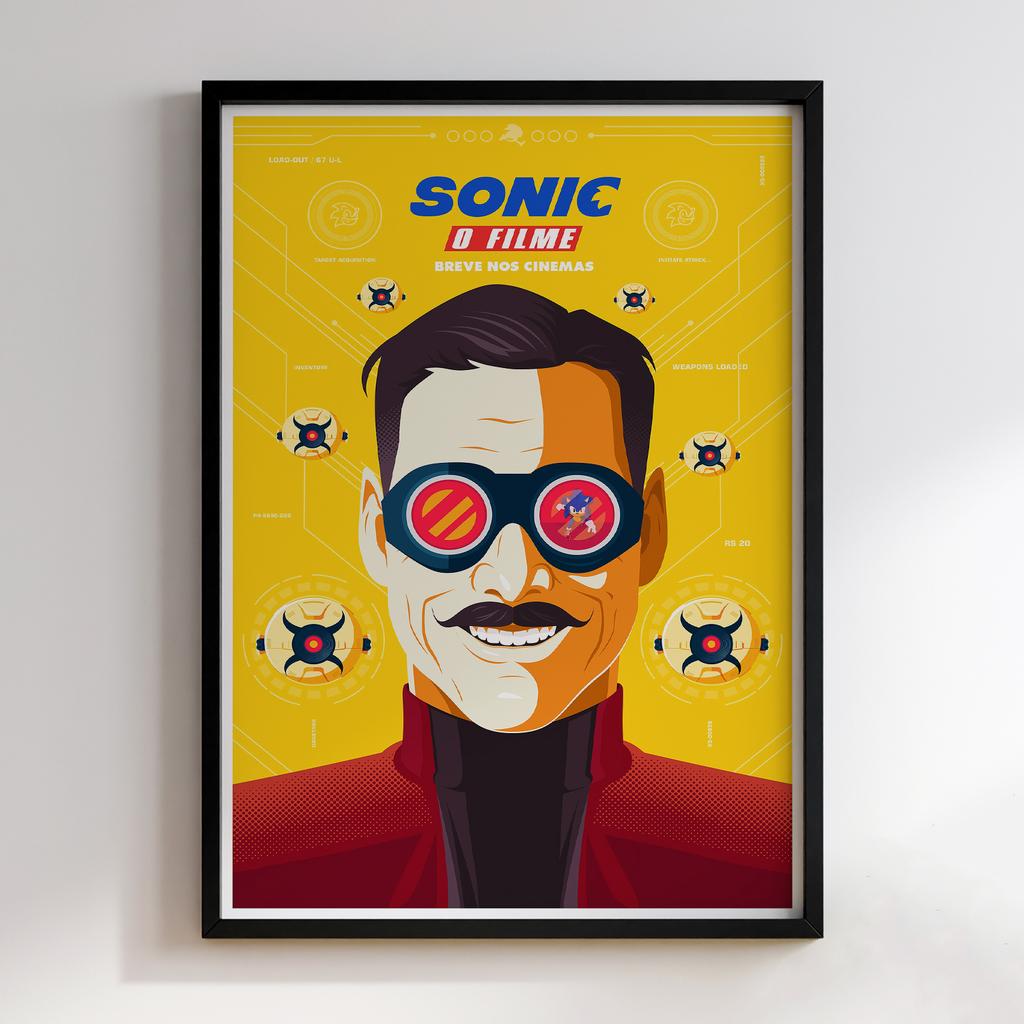 Постер Sonic: the Hedgehog (Сонік) SH040