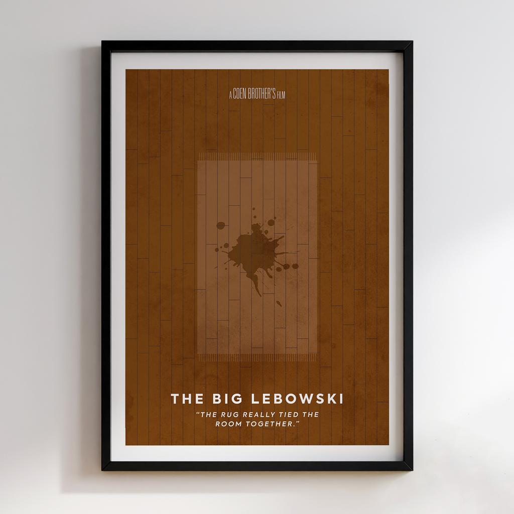 Мінімалістичний постер the Big Lebowski (Великий Лебовські) TBL12