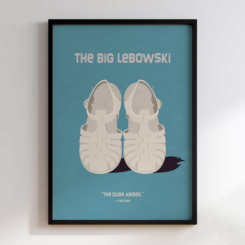 Мінімалістичний постер the Big Lebowski (Великий Лебовські) TBL14