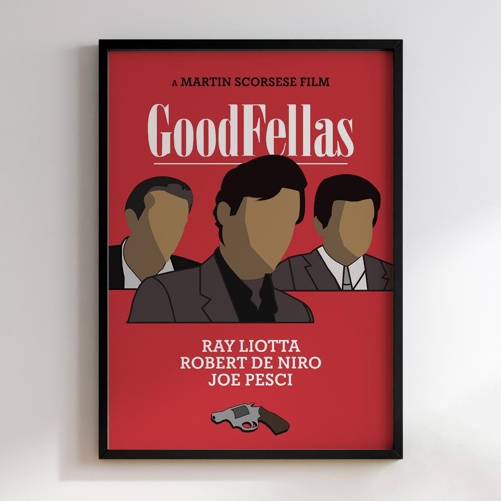 Мінімалістичний постер Славні хлопці (Goodfellas) GF02