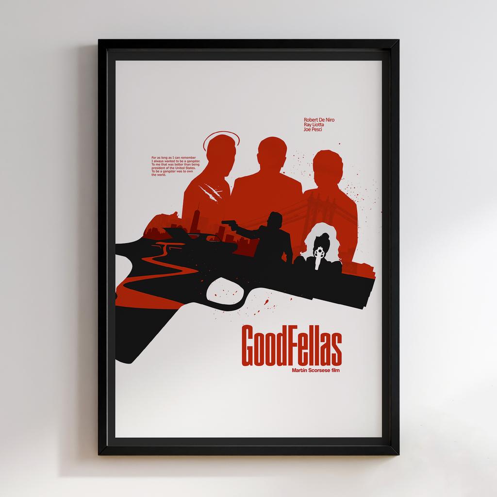 Мінімалістичний постер Славні хлопці (Goodfellas) GF03