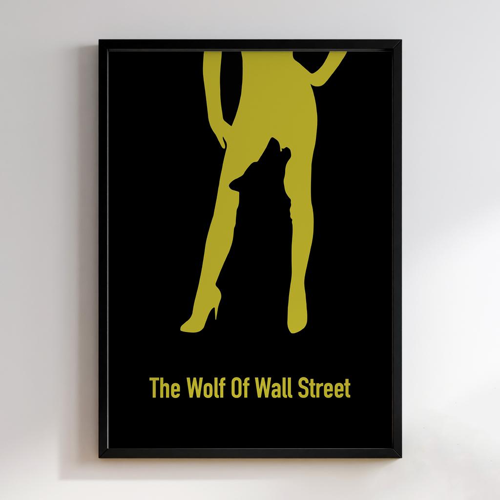 Мінімалістичний постер Вовк з Волл-Стріт (The Wolf of Wall Street) WS14