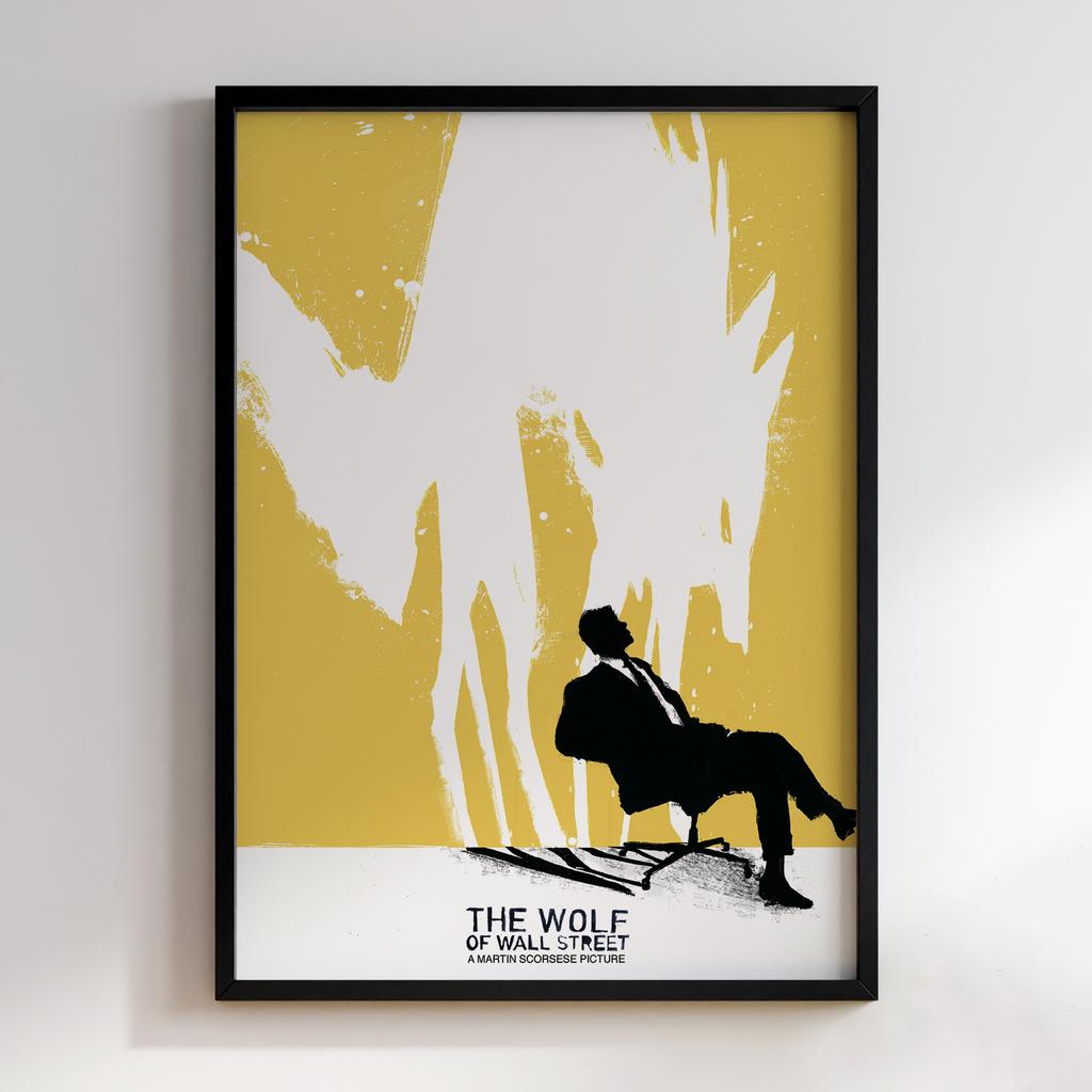 Мінімалістичний постер Вовк з Волл-Стріт (The Wolf of Wall Street) WS19