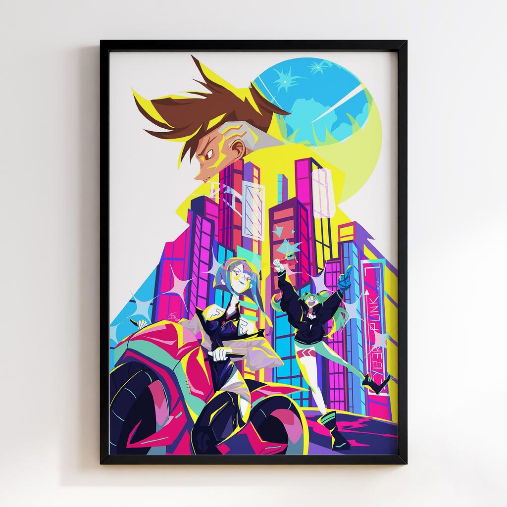 Постер Cyberpunk: Edgerunners (Кіберпанк) CE022