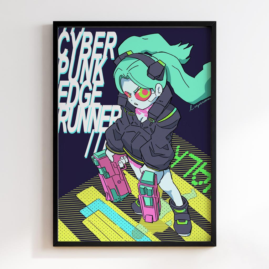 Постер Cyberpunk: Edgerunners (Кіберпанк) CE055