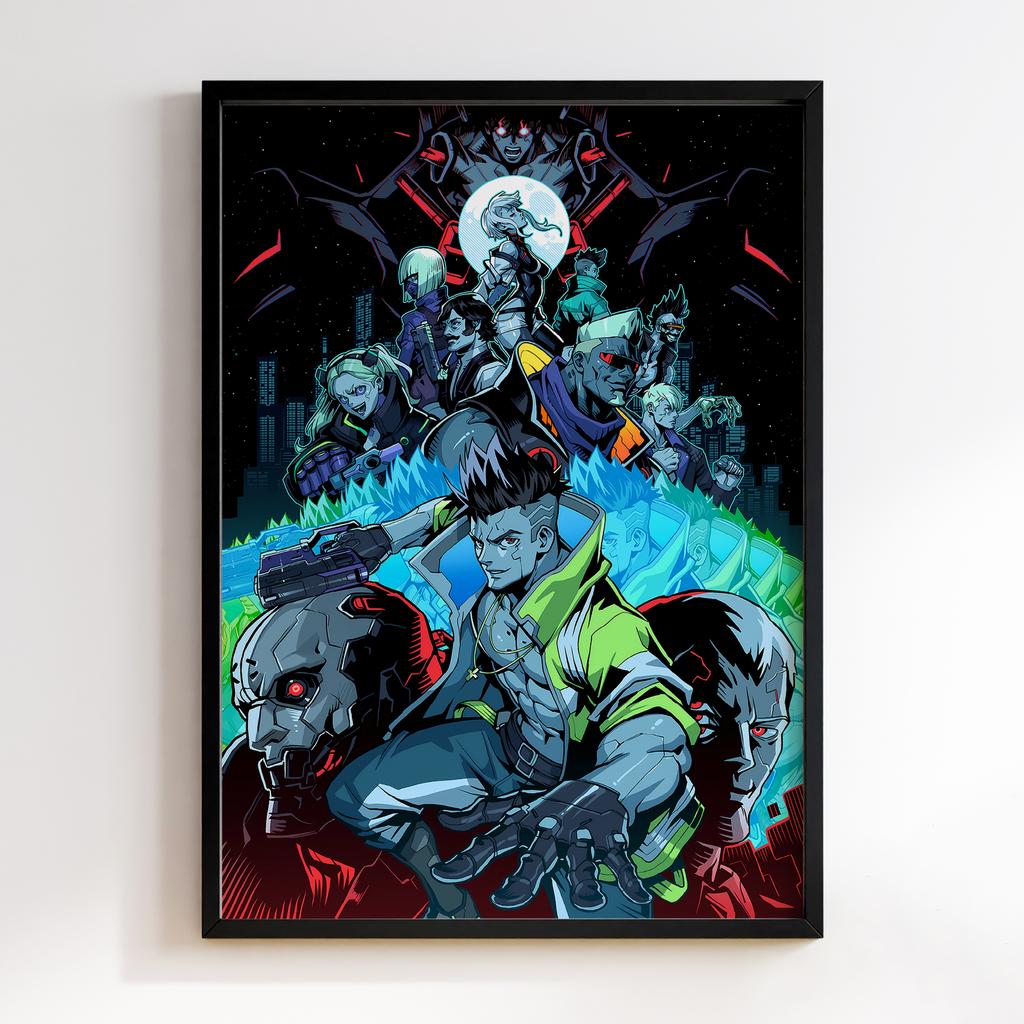 Постер Cyberpunk: Edgerunners (Кіберпанк) CE069