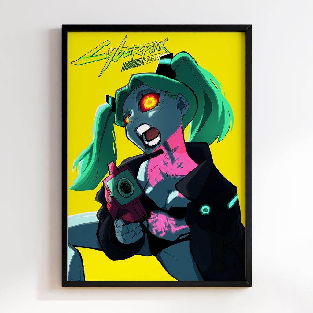 Постер Cyberpunk: Edgerunners (Кіберпанк) CE130