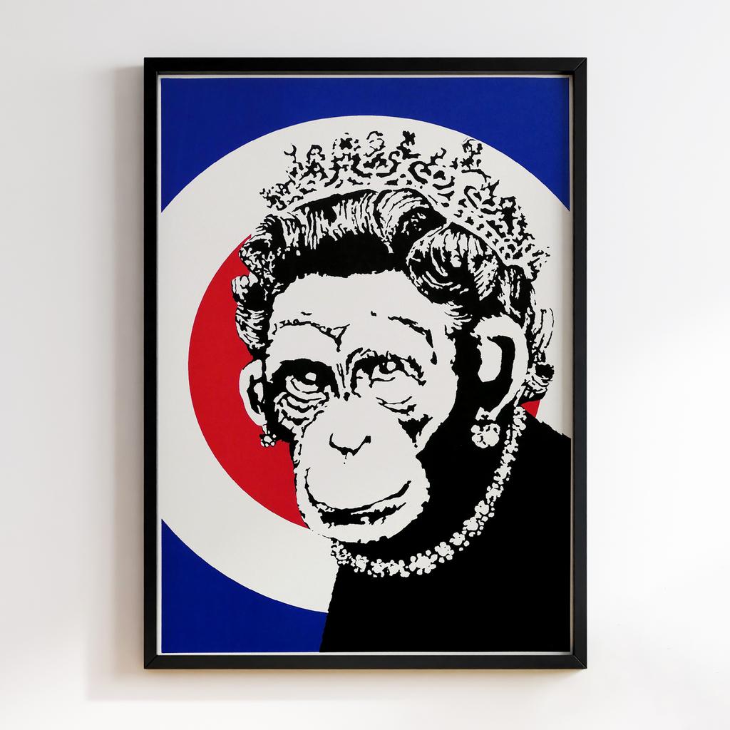 Постер Banksy Monkey Queen