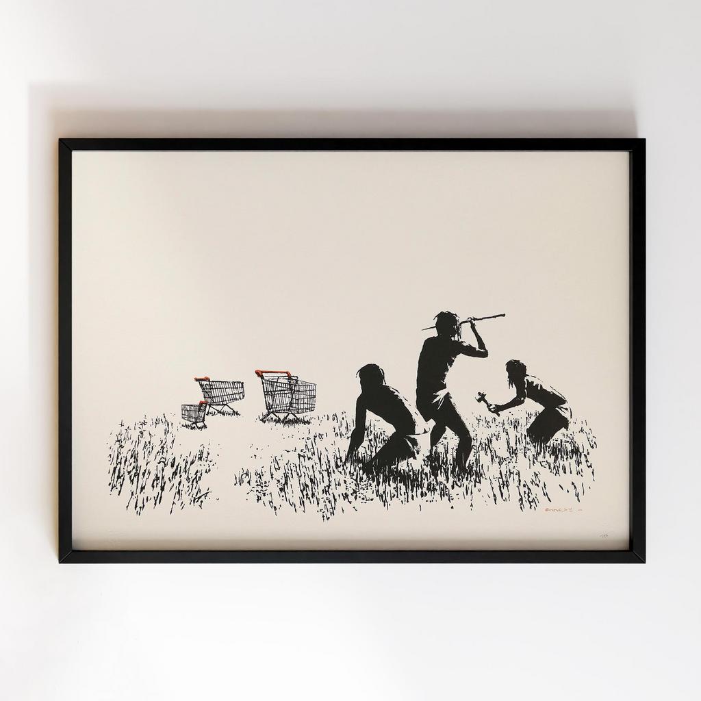 Постер Banksy Trolley Hunters