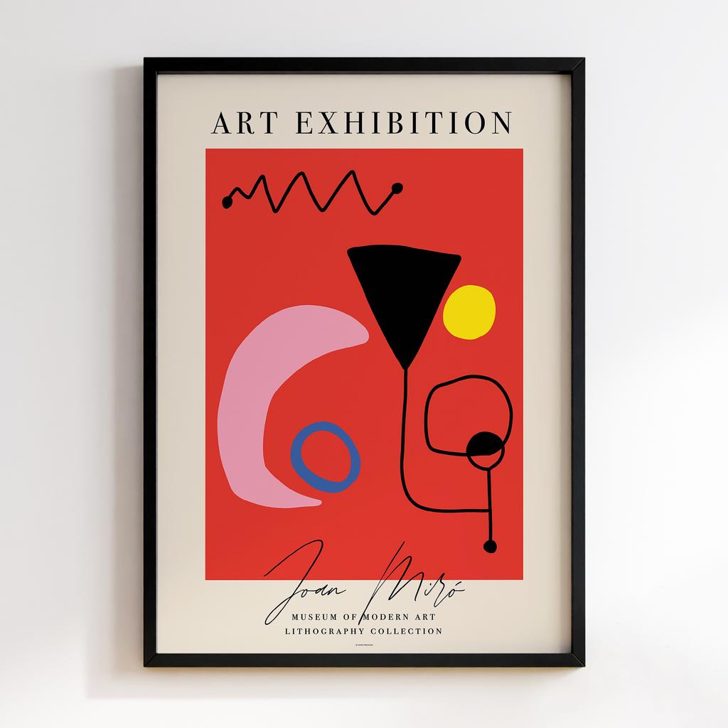 Постер Joan Miro Art Exhibit AE01