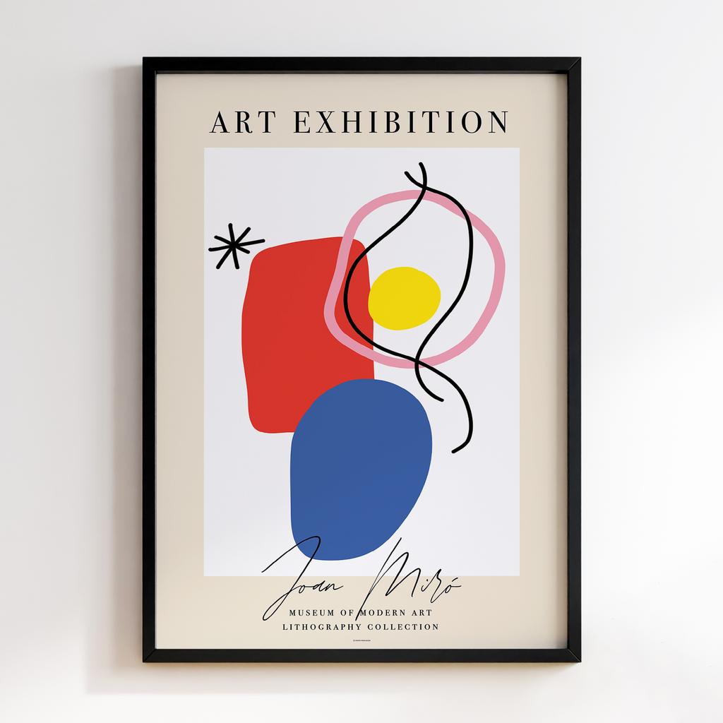 Постер Joan Miro Art Exhibit AE03