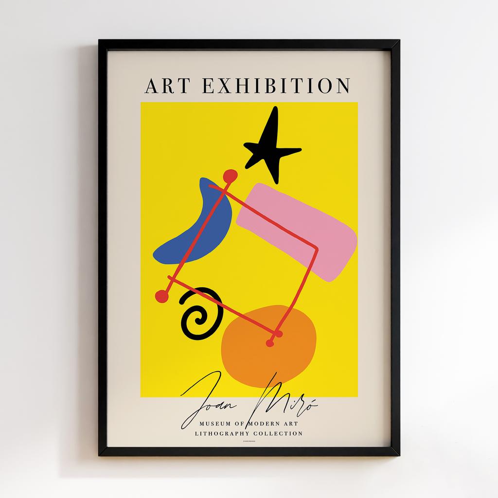 Постер Joan Miro Art Exhibit AE04