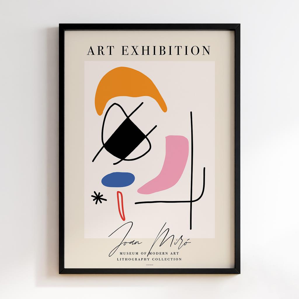 Постер Joan Miro Art Exhibit AE05