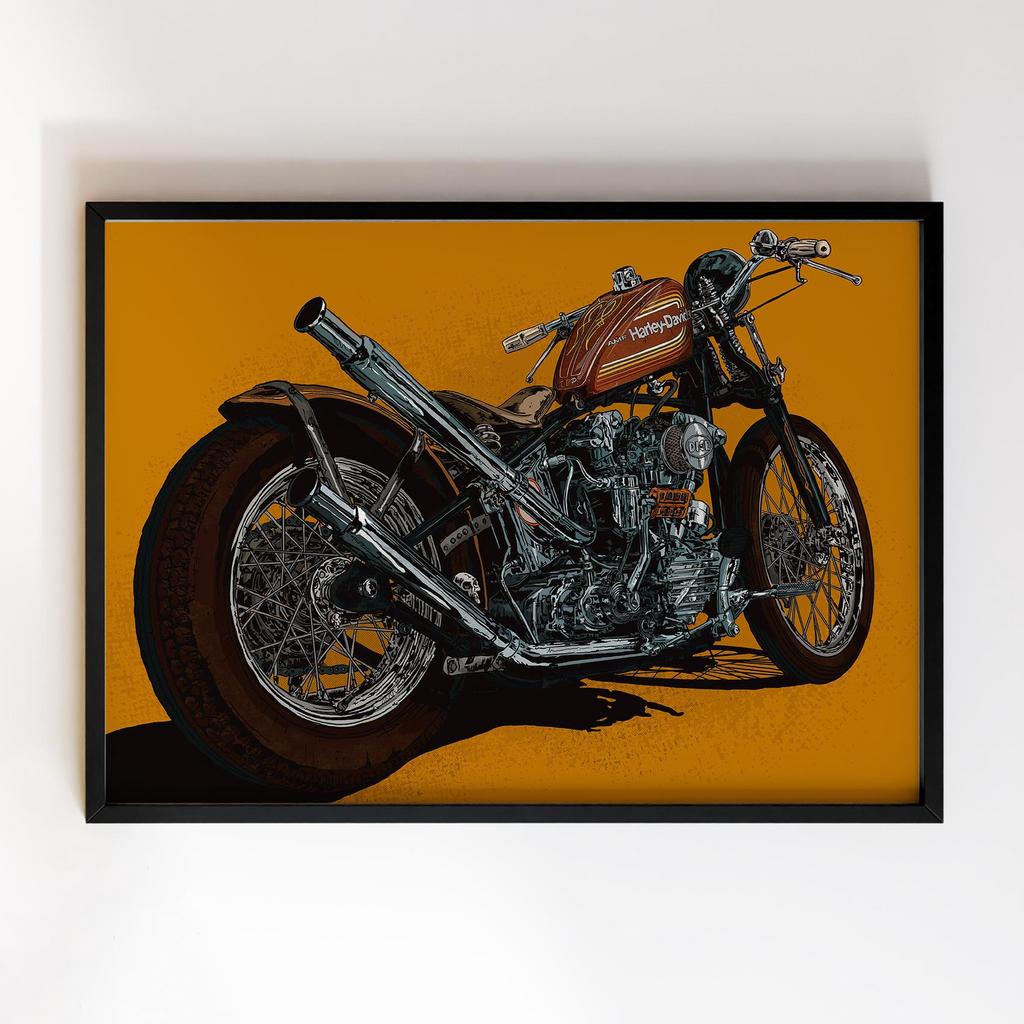 Постер Харлей-Дэвидсон (Harley-Davidson) HD01