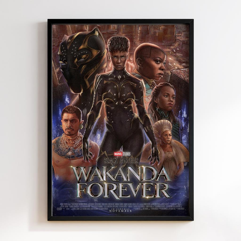 Постер Чорна пантера: Ваканда назавжди (Black Panther: Wakanda Forever) WF02