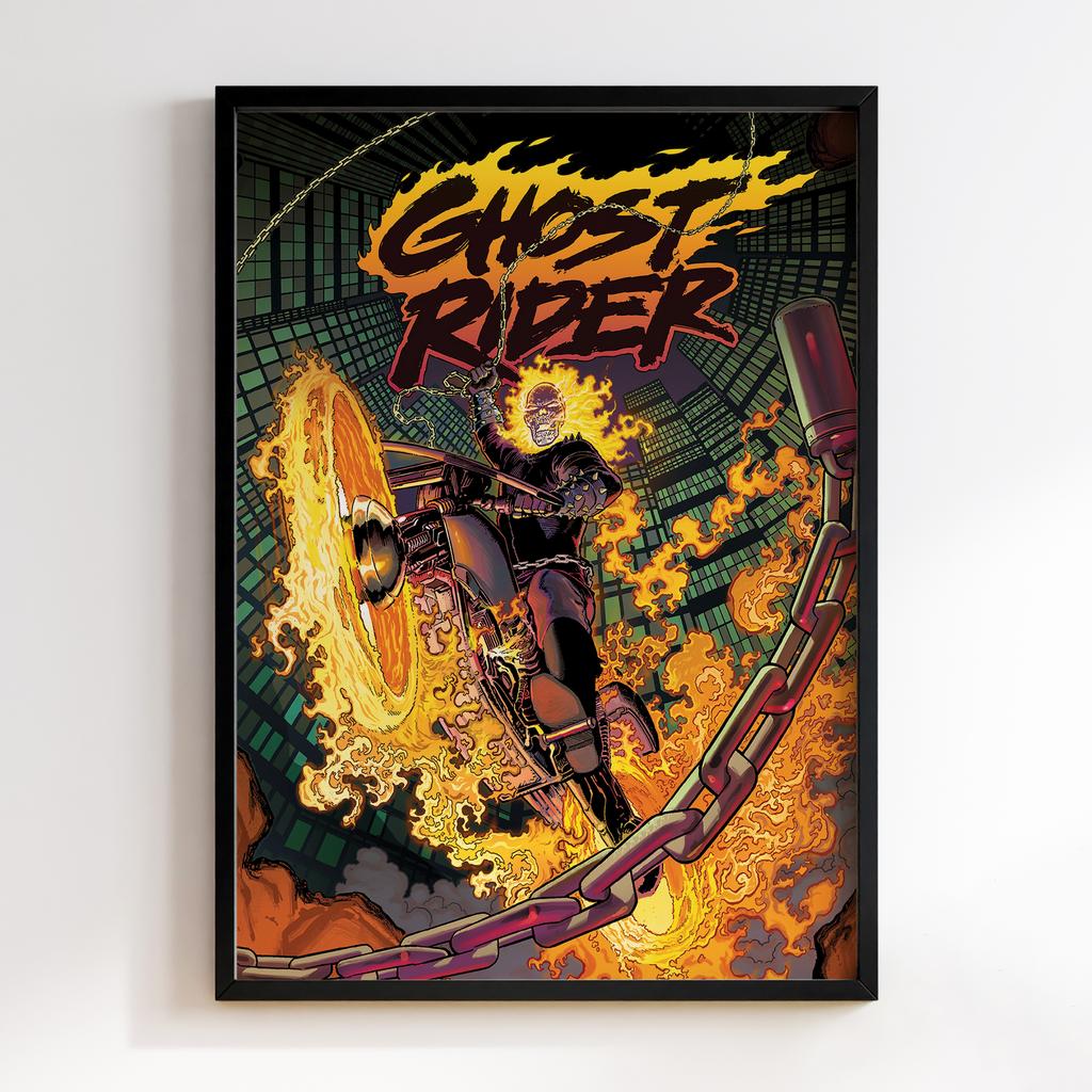 Постер Примарний вершник (Ghost Rider) GR01