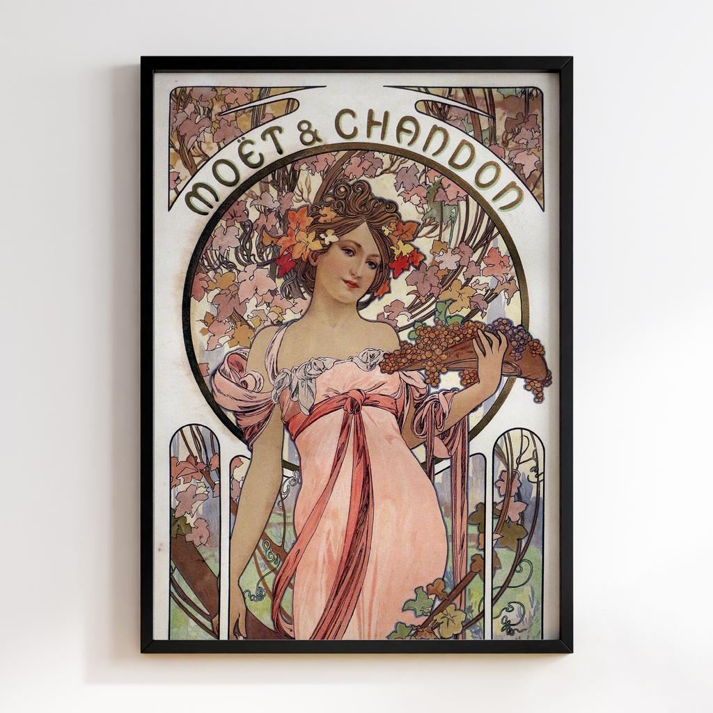 Постер Alphonse Mucha Moet & Chandon