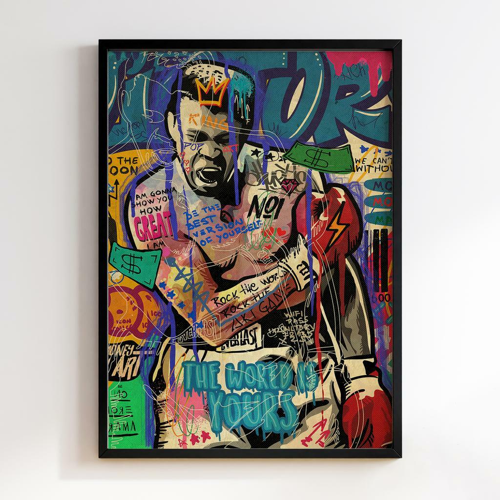 Постер Мухаммед Алі Поп-Арт (Pop-Art Muhammad Ali) PA05