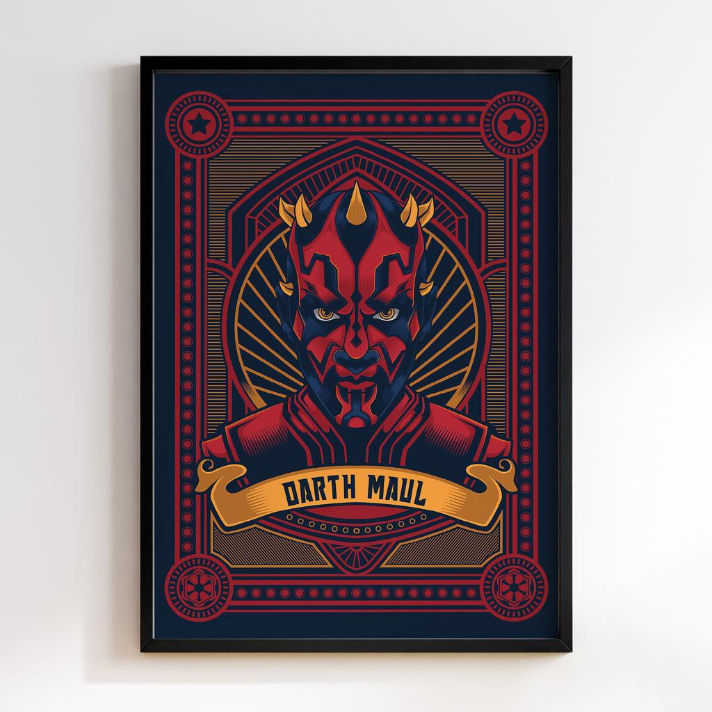 Постер Дарт Мол (Star Wars) QW05