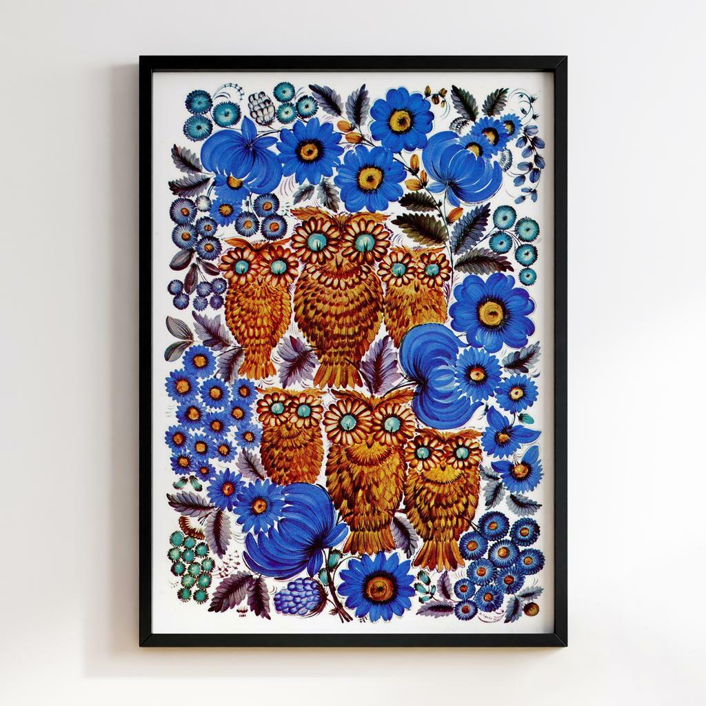 Постер Етнічні Квіти EF05