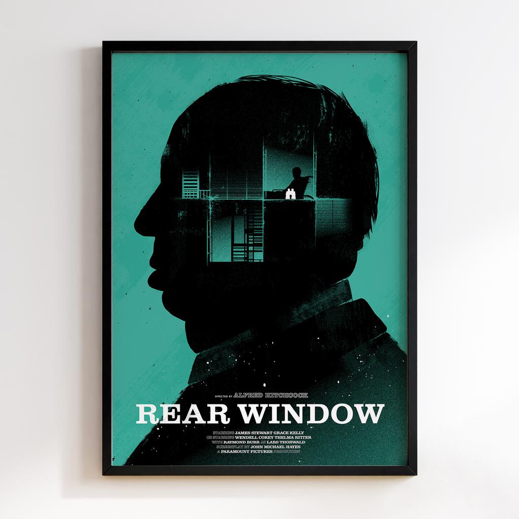 Постер Вікно у двір (Rear Window) 1954 RW01