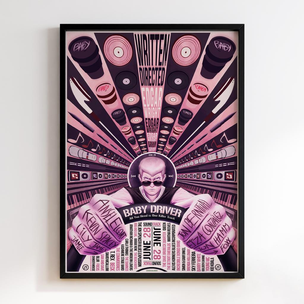 Постер Малюк на драйві (Baby Driver) BD08