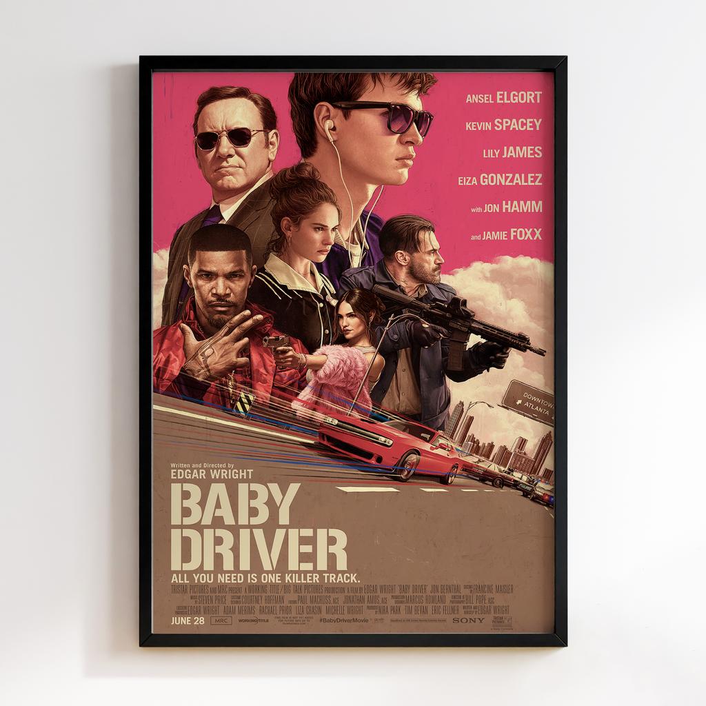 Постер Малюк на драйві (Baby Driver) BD01