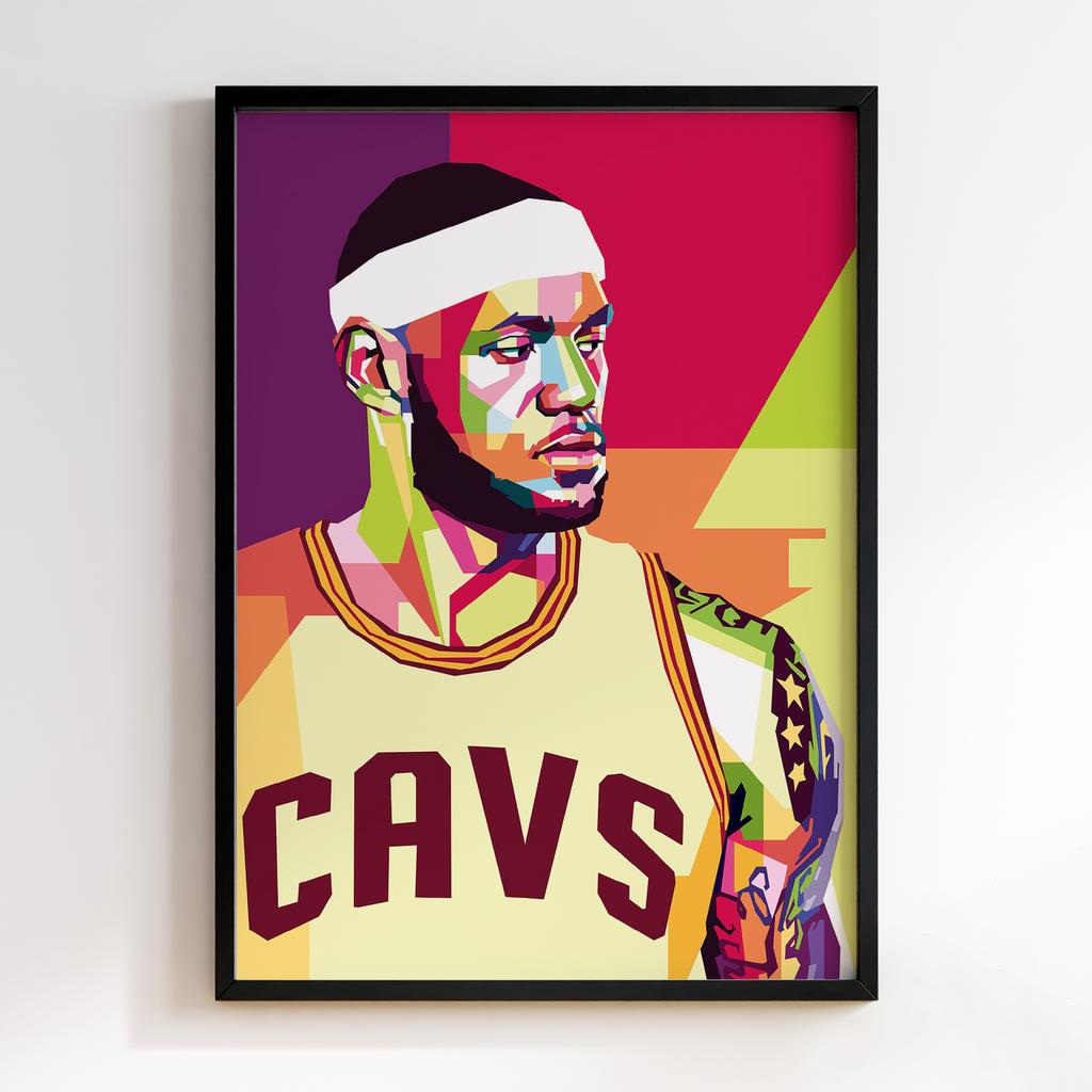 Постер Леброн Джеймс (LeBron James) LB04