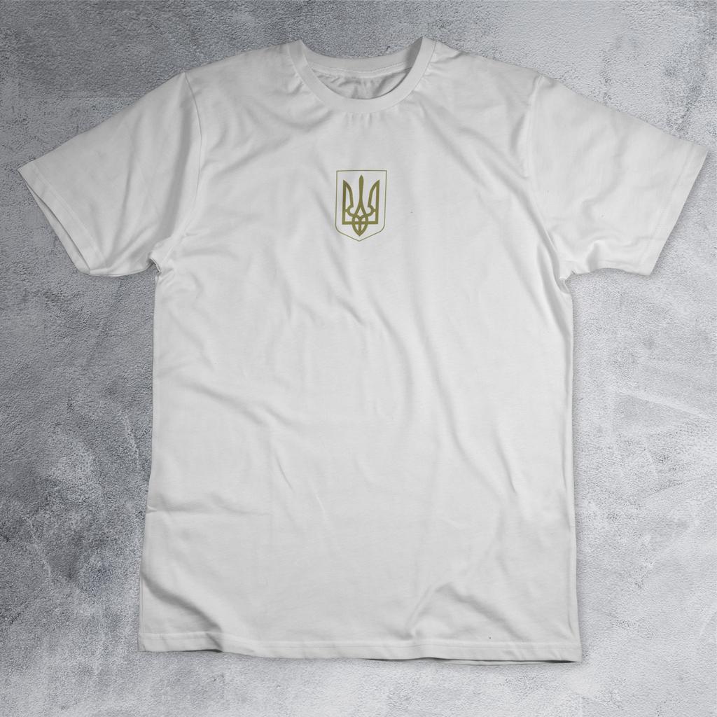 Футболка з принтом "Золотий Герб" FT0010