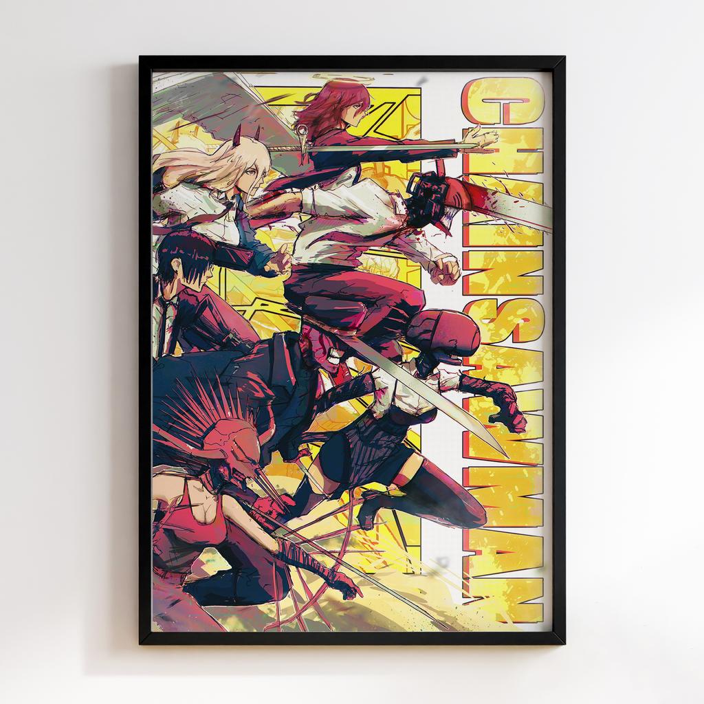 Постер Людина-Бензопила (Chainsaw Man) HM02