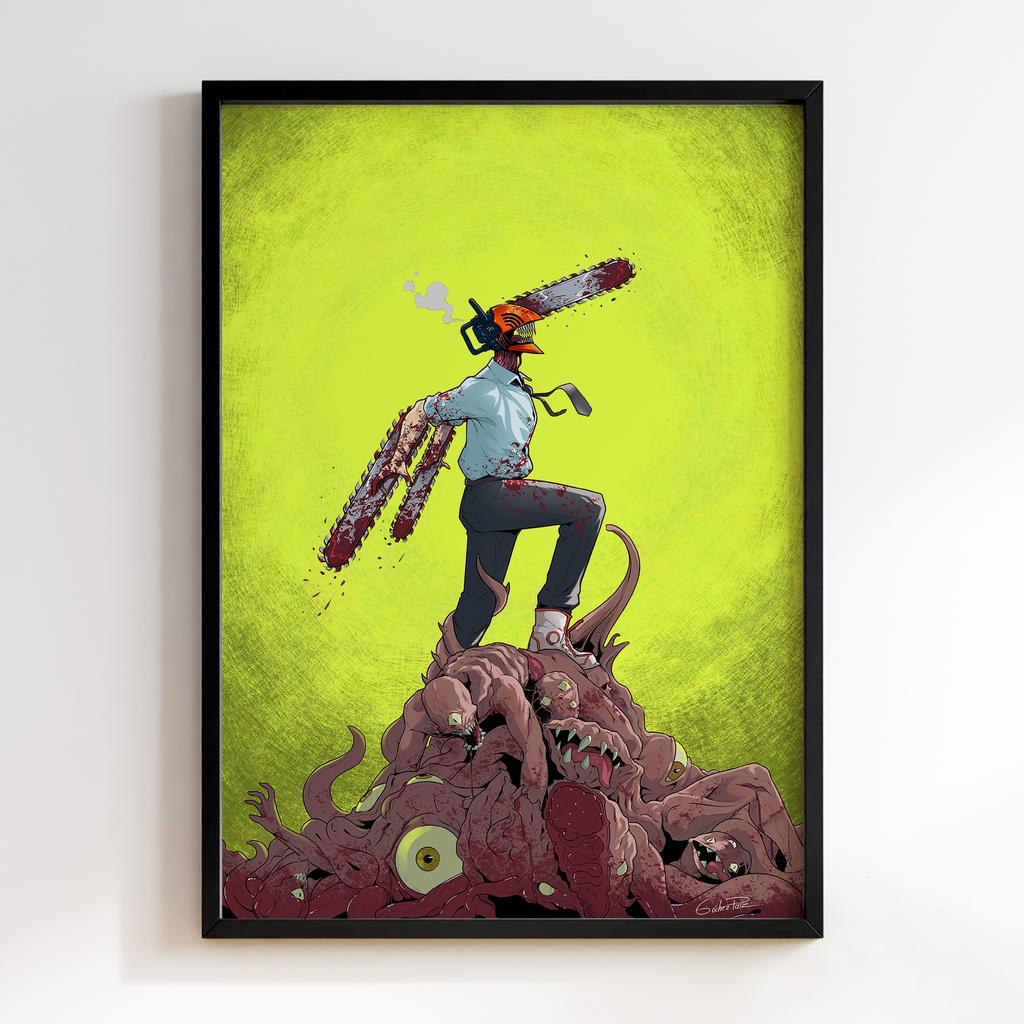 Постер Людина-Бензопила (Chainsaw Man) HM05