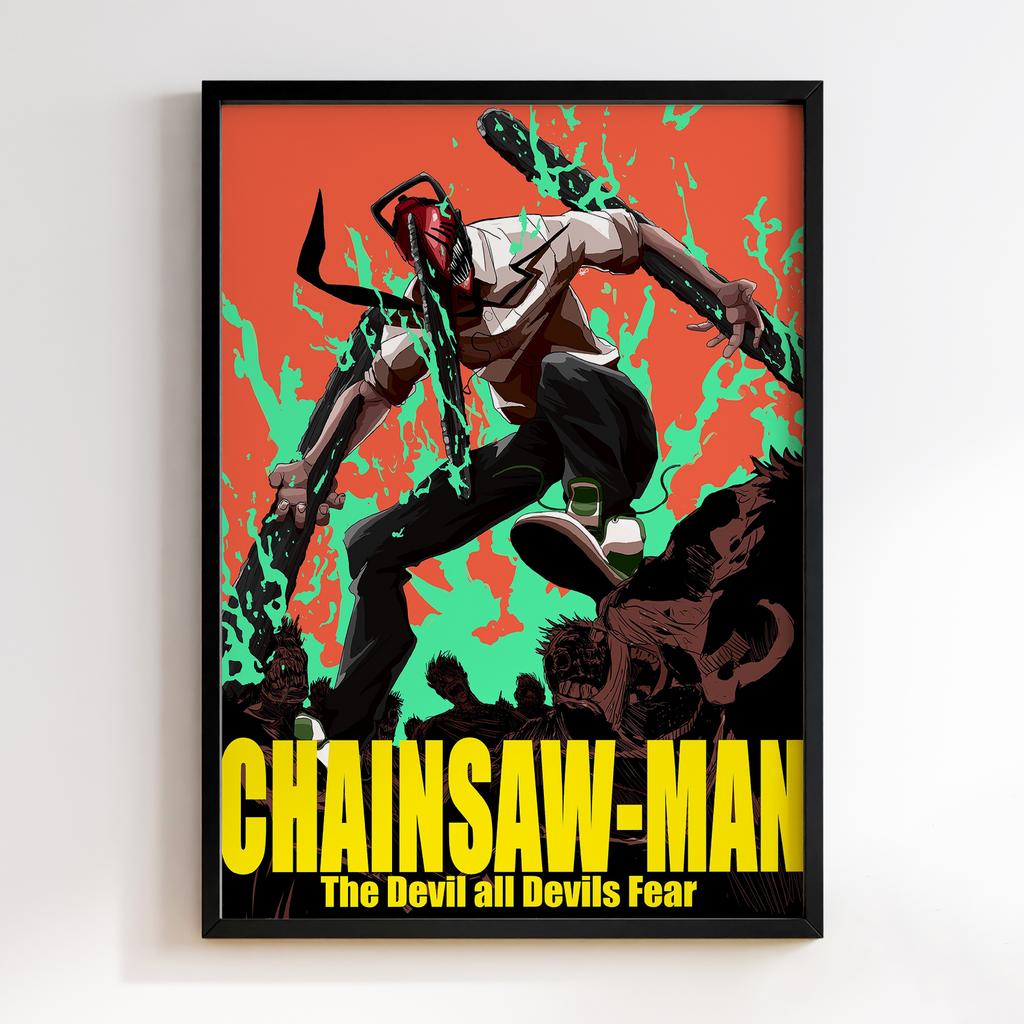Постер Людина-Бензопила (Chainsaw Man) HM06
