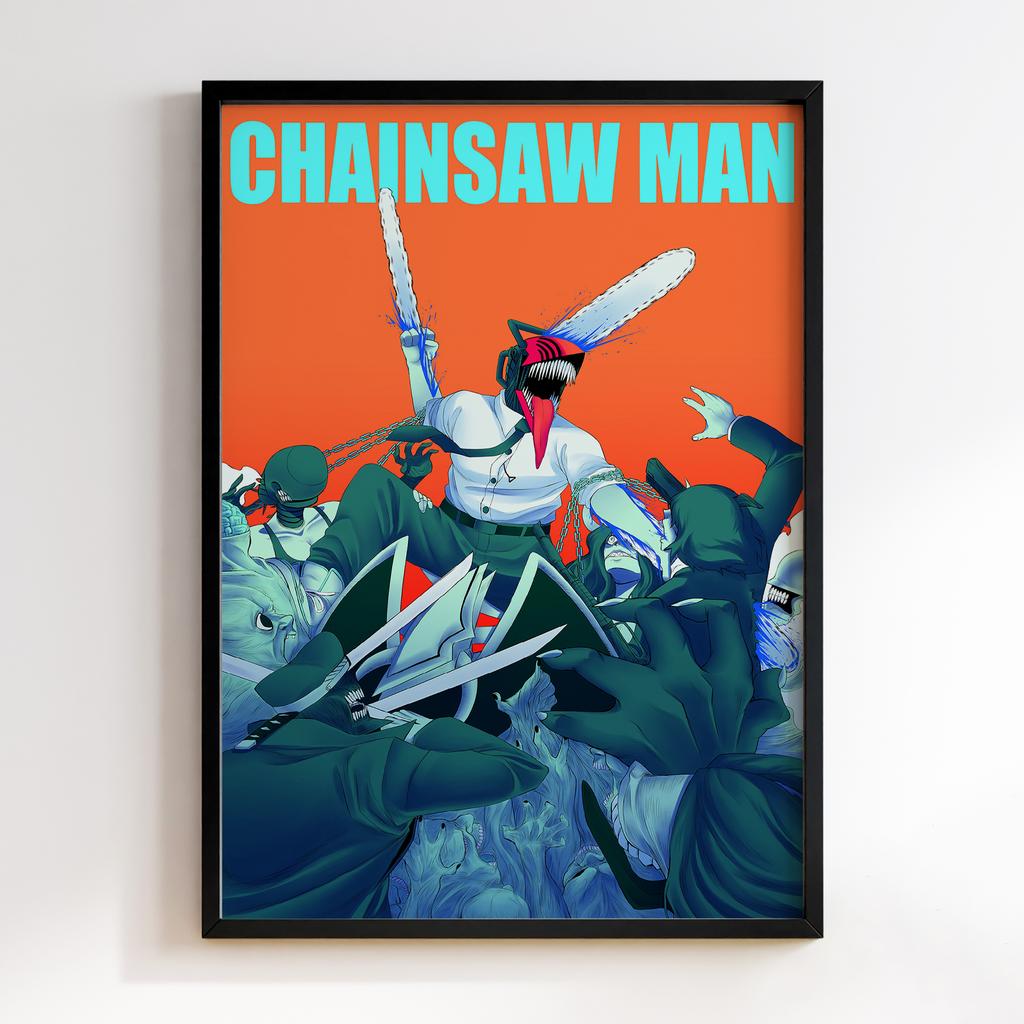 Постер Людина-Бензопила (Chainsaw Man) HM13