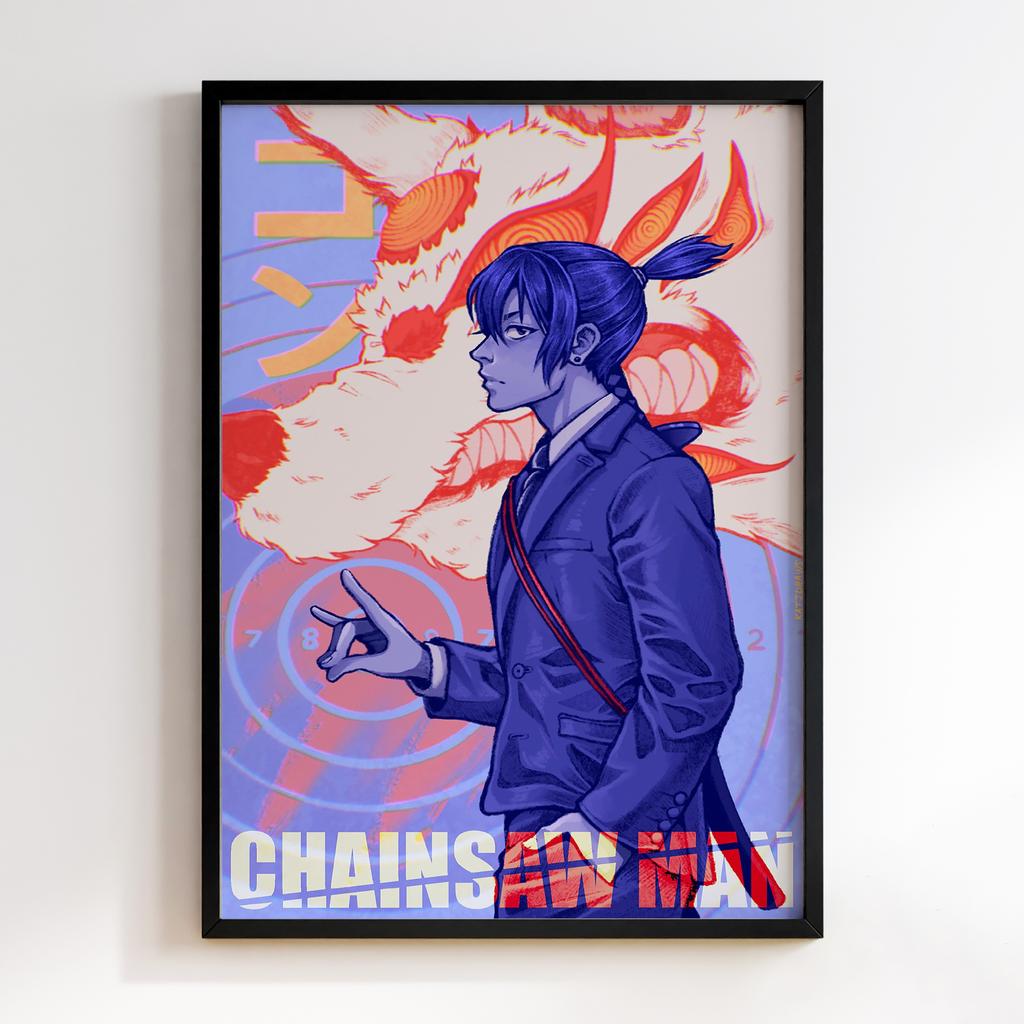 Постер Людина-Бензопила (Chainsaw Man) HM14