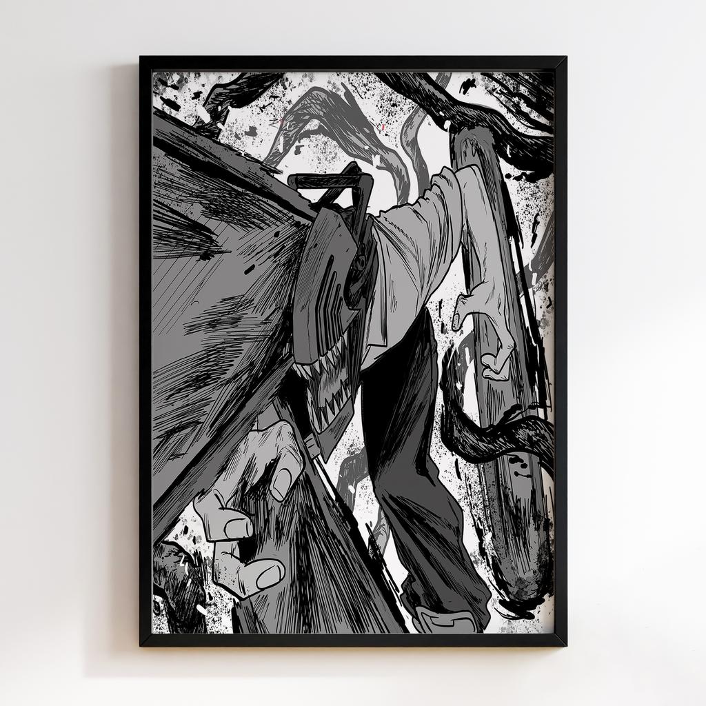 Постер Людина-Бензопила (Chainsaw Man) HM15