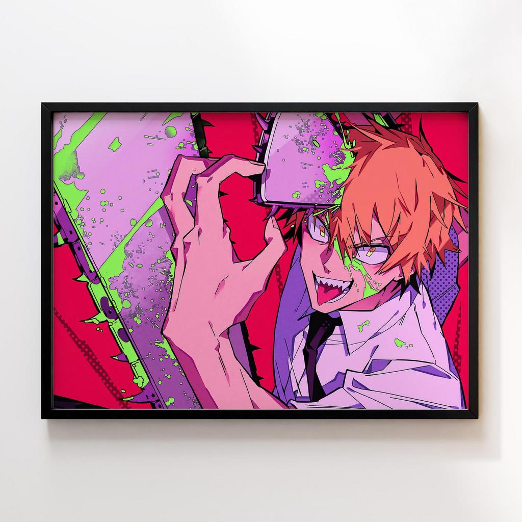 Постер Людина-Бензопила (Chainsaw Man) HM23