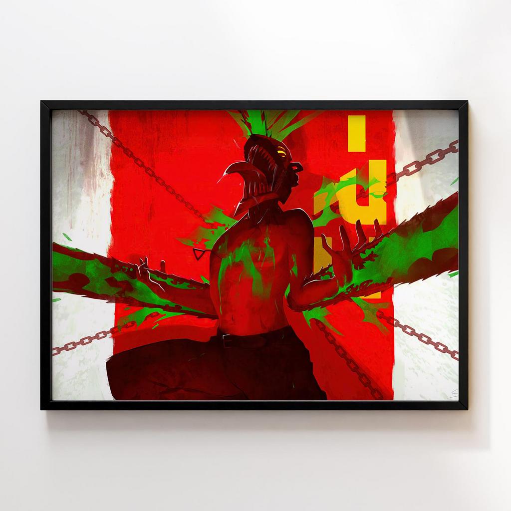 Постер Людина-Бензопила (Chainsaw Man) HM34