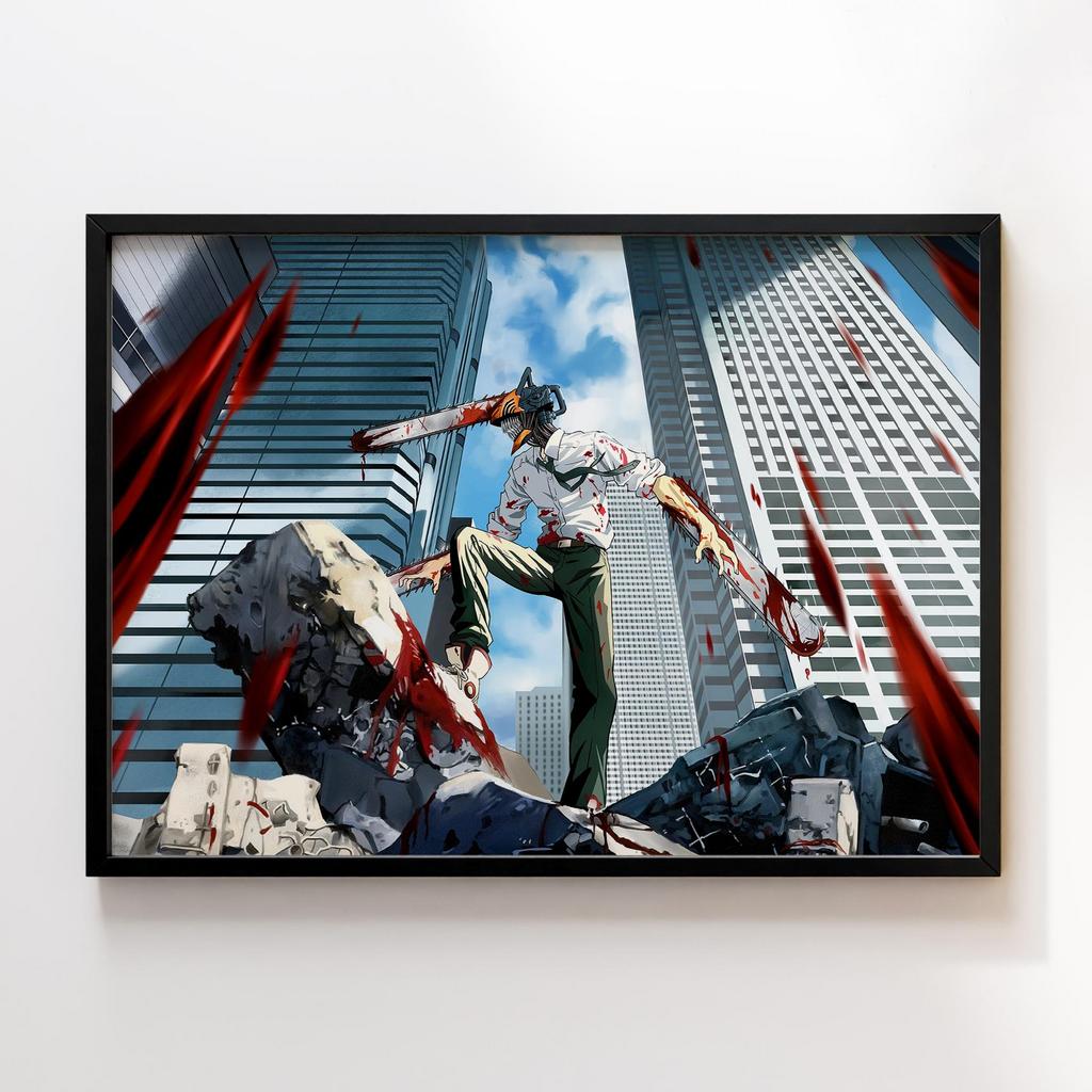 Постер Людина-Бензопила (Chainsaw Man) HM35