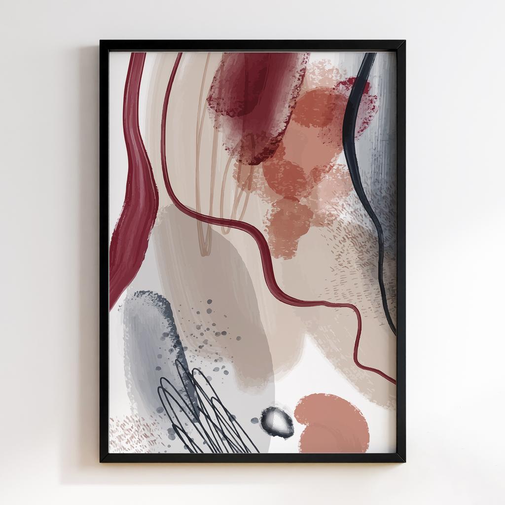 Постер Абстракція Бохо (Boho Boho Abstract) BA01