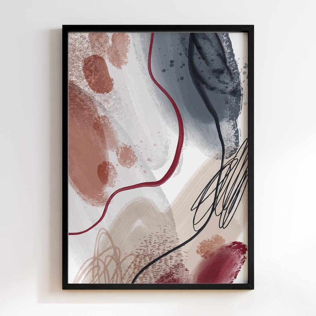 Постер Абстракція Бохо (Boho Boho Abstract) BA02