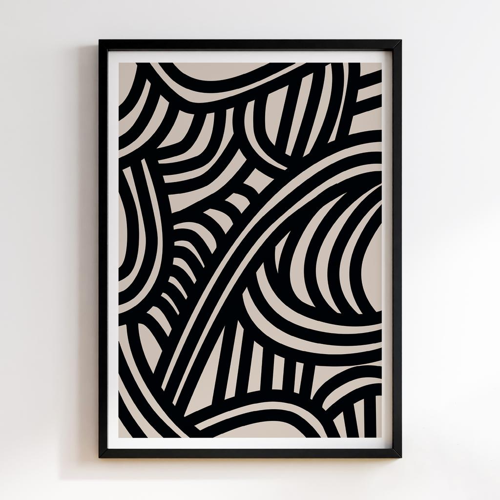 Постер Абстракція Бохо (Boho Abstract) BA47