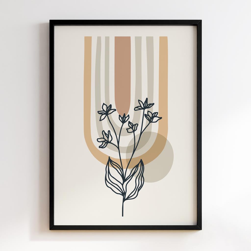 Постер Бохо Квіти та Рослини BA72