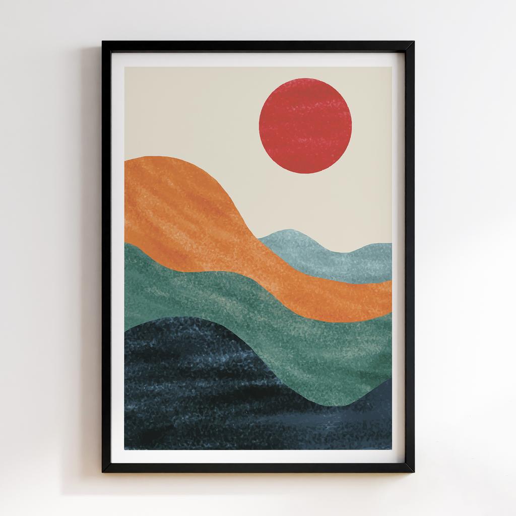 Постер Бохо Природа (Boho Nature) BW05