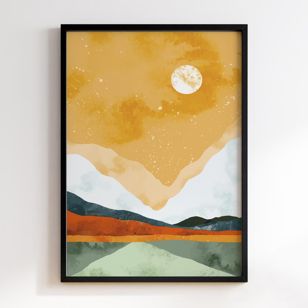 Постер Бохо Природа (Boho Nature) BW08