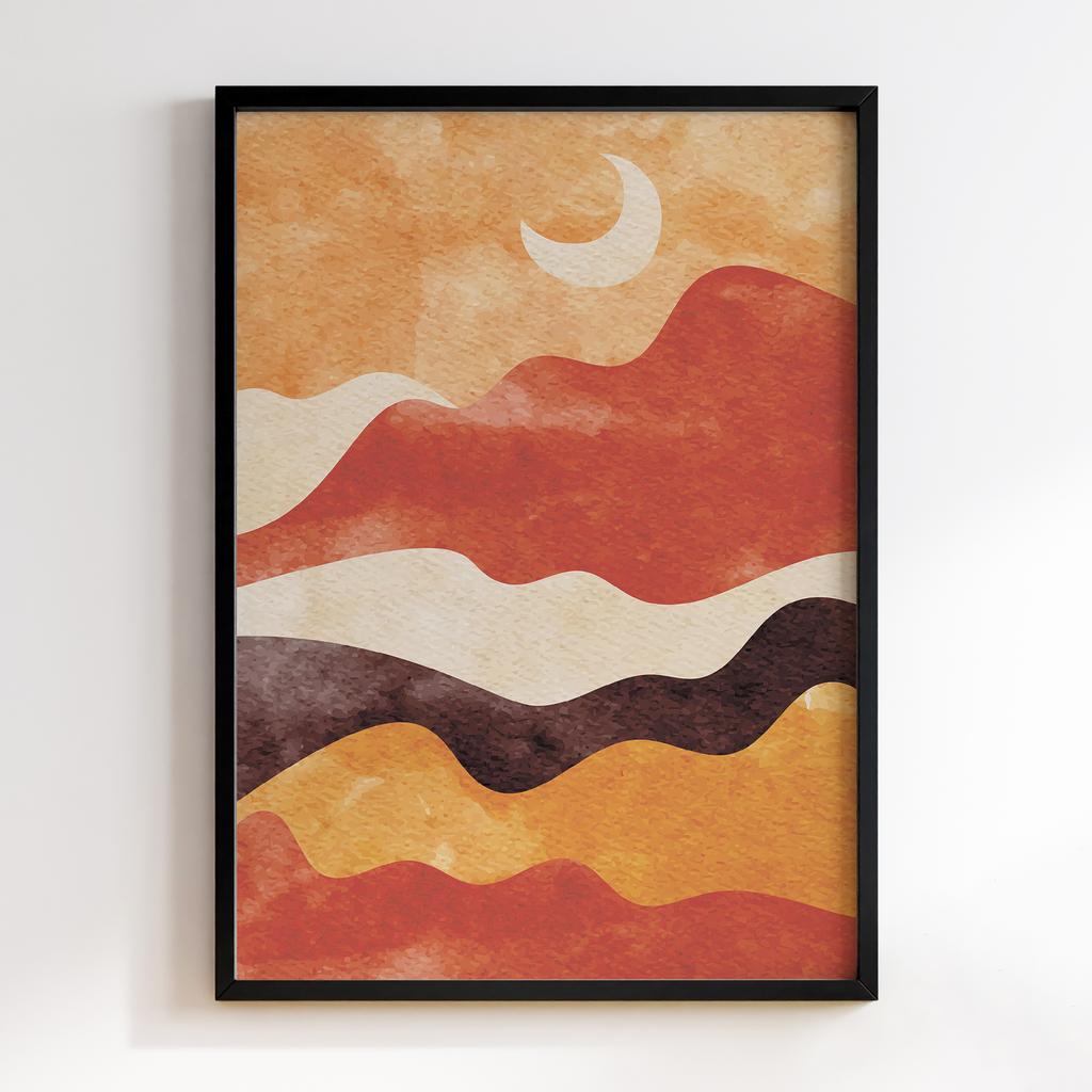 Постер Бохо Природа (Boho Nature) BW09