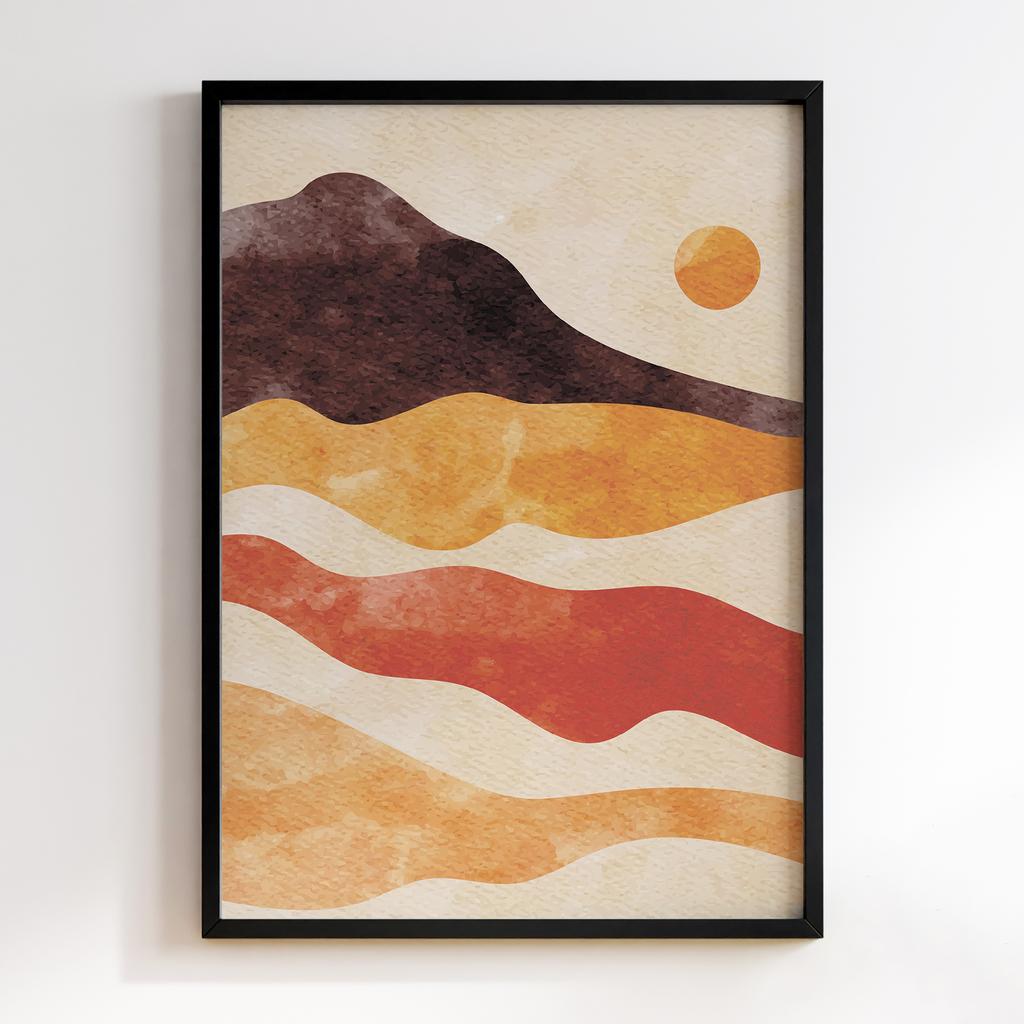 Постер Бохо Природа (Boho Nature) BW12